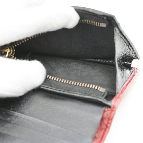 Gucci Interlocking GG Card Case in Black with Red Trim - Picture 9 of 9